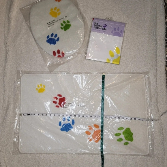 NWTS ~ Animal Rescue Site ~  Paw Print ~ Bath Accessories ~ Brand NEW !!! - Picture 1 of 4